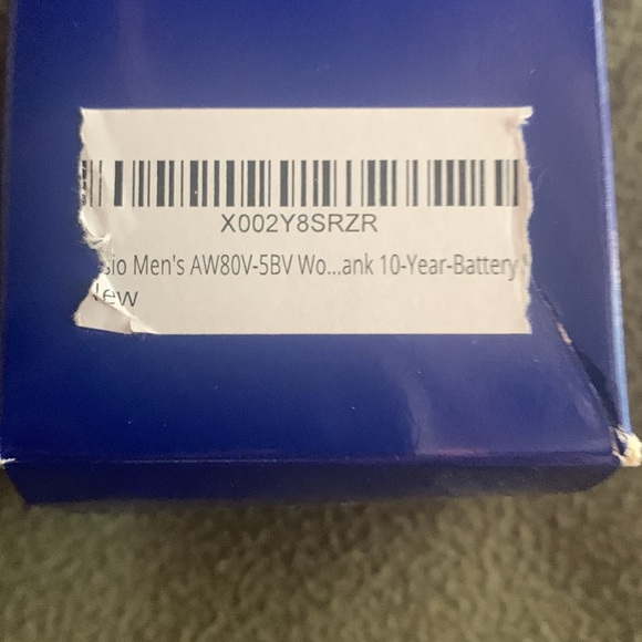 NIB Casio men’s watch. Tan & brown. Adjustable Velcro strap. Face approx 1 1/2” - Picture 5 of 11